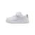 Baskets basses à scratch Blanc rosy argent 2 - vertbaudet enfant 