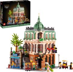 Jouet-Jeux d'imagination-Jeu de construction lego creator expert boutique-hôtel – 3066 pièces, architecture européenne, mini figurines, 33 cm, créativité immersive