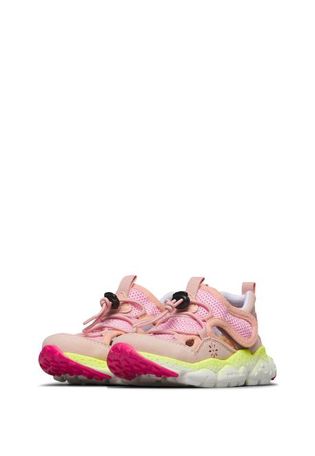 Sandales semi haruki junior. Bleu-jaune-+Rose- 10 - vertbaudet enfant 