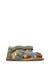 Sandales en daim quarzo Marron-orange+Vert-céleste 7 - vertbaudet enfant 