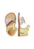 Sandales en vernis wumpi Jaune-platine 4 - vertbaudet enfant 