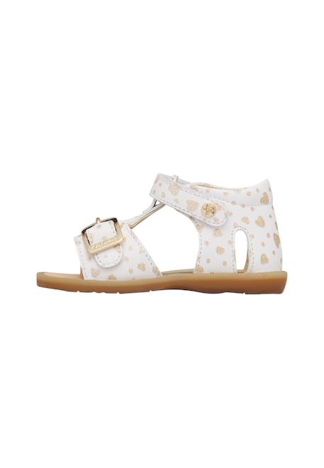 Sandales en cuir quarzo Blanc- 3 - vertbaudet enfant 