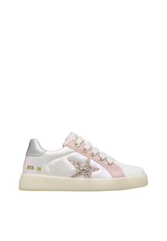Chaussures-Sneakers en cuir et tissu technique pinn zip.