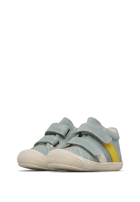 Chaussures en suède macks 3 vl Céleste-blanc crème+Rose-vert menthe+Sable-céleste+Sage-blanc crème+Vert-blanc crème 20 - vertbaudet enfant 