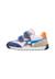 Sneakers en cuir et tissu crumi vl. Blanc-lilas+Bleu-blanc 8 - vertbaudet enfant 