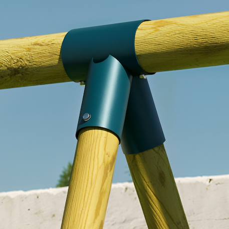 Portique 2,30 m topwood alti 2 - 4 enfants Bois 4 - vertbaudet enfant 