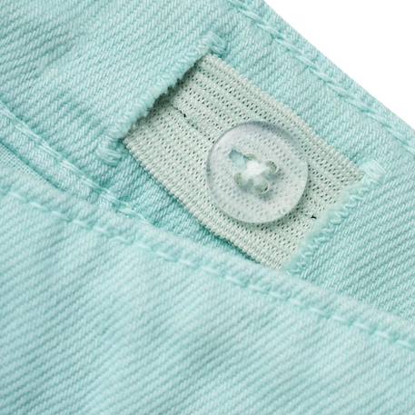Short en jean fille Blanc+Rose+Vert+Violet 7 - vertbaudet enfant 