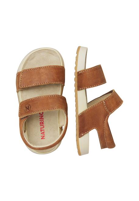 Sandales en cuir salny. Marine-+Marron-+Vert- 9 - vertbaudet enfant 