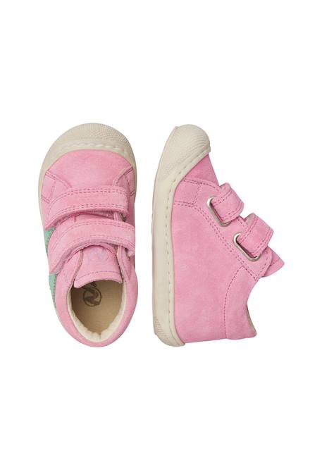 Chaussures en suède macks 3 vl Céleste-blanc crème+Rose-vert menthe+Sable-céleste+Sage-blanc crème+Vert-blanc crème 9 - vertbaudet enfant 