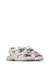 Sandales en cuir avec des fleurs dock Blanc- 2 - vertbaudet enfant 