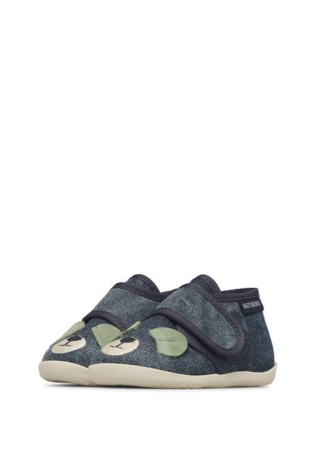 Chaussons en tissu bidaim 2 Marine- 5 - vertbaudet enfant 
