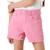 Short en jean fille Blanc+Rose 3 - vertbaudet enfant 