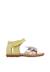 Sandales en vernis wumpi Jaune-platine 1 - vertbaudet enfant 
