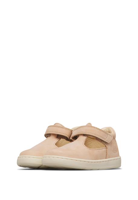 Sandales en daim 1903 Rose poudré-+Sable- 5 - vertbaudet enfant 