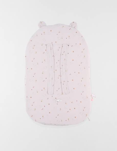 Nid d'ange mousseline de coton et sherpa Rose 4 - vertbaudet enfant 