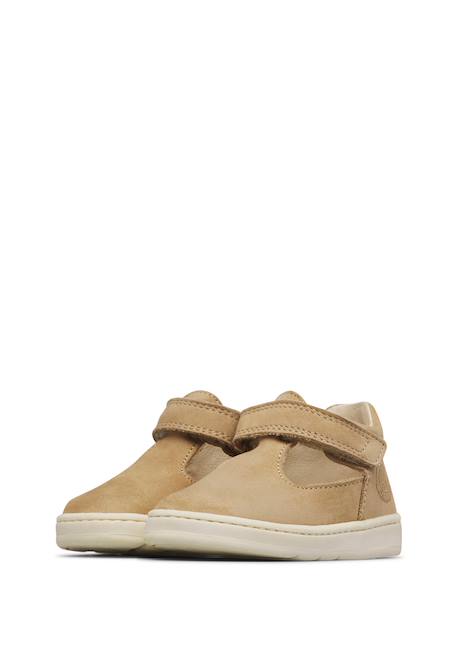 Sandales en daim 1903 Rose poudré-+Sable- 10 - vertbaudet enfant 