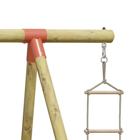 Portique balançoire 2,30 m topwood nani 2 - 6 enfants Bois 3 - vertbaudet enfant 