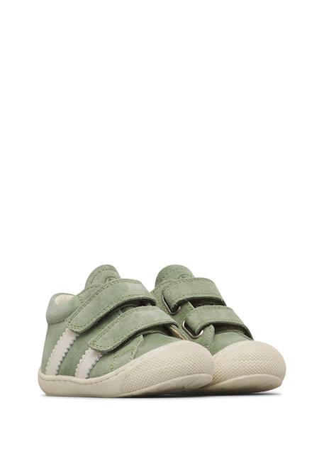 Chaussures en suède macks 3 vl Céleste-blanc crème+Rose-vert menthe+Sable-céleste+Sage-blanc crème+Vert-blanc crème 22 - vertbaudet enfant 