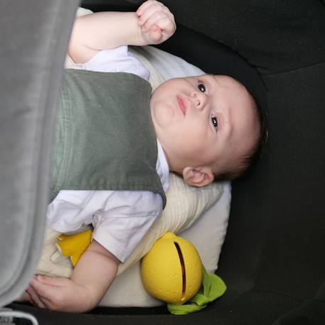 Etui à sucette en caoutchouc 100% naturel lou le citron Jaune 6 - vertbaudet enfant 
