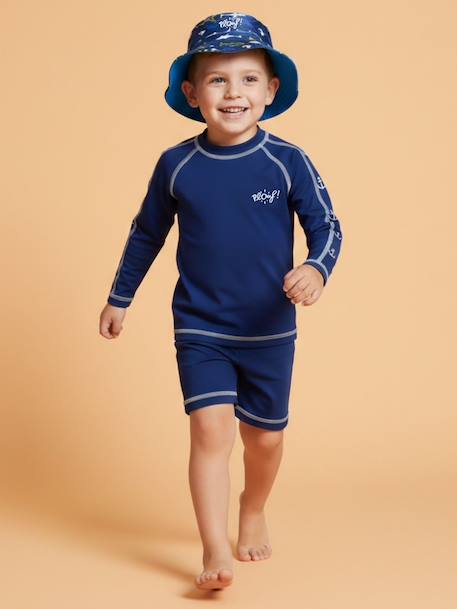 Ensemble bébé anti-uv garçon : loup Bleu 2 - vertbaudet enfant 