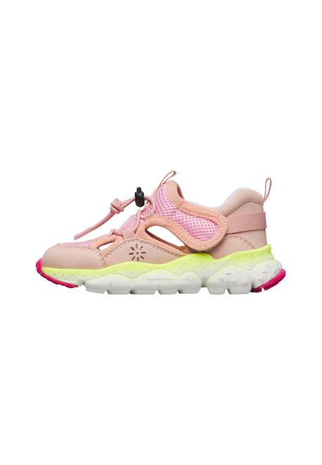 Sandales semi haruki junior. Bleu-jaune-+Rose- 8 - vertbaudet enfant 