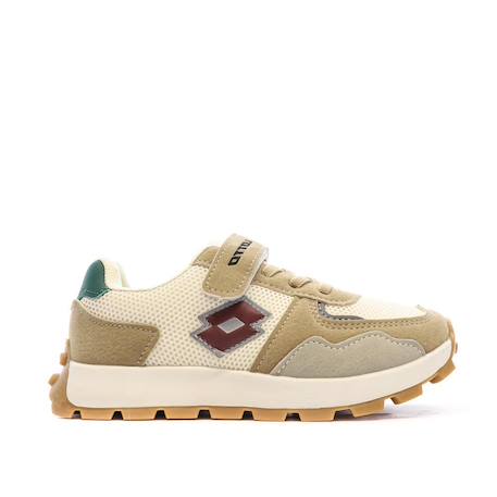 Baskets garçon capri à scratchs Beige 1 - vertbaudet enfant 