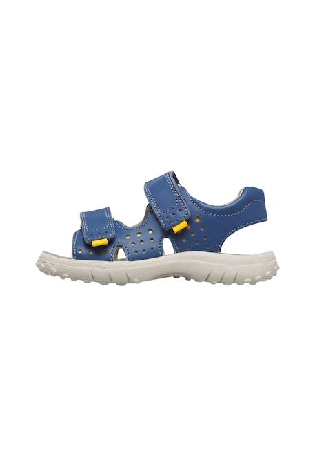 Sandales en cuir dumiki Bleu-jaune 3 - vertbaudet enfant 
