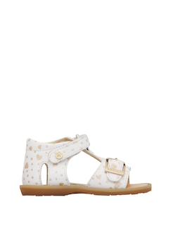 Chaussures-Sandales en cuir quarzo