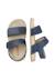 Sandales en cuir salny. Marine-+Marron-+Vert- 4 - vertbaudet enfant 