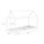 Lit enfant cabane, bois massif en pin naturel - tobias - sommier inclus, 90 x 190 cm Blanc+Naturel 4 - vertbaudet enfant 
