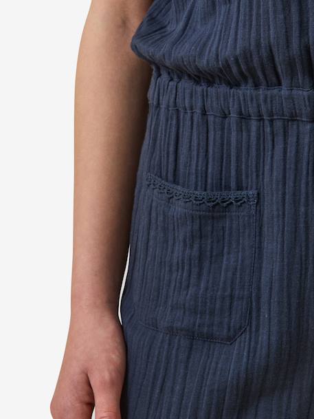 Combinaison gaze de coton marine 4 - vertbaudet enfant 