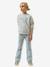 Sweat fille Amour bleu clair 2 - vertbaudet enfant 