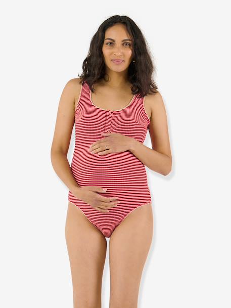 Maillot de bain une pièce grossesse rouge 1 - vertbaudet enfant 