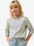 T-shirt manches longues marinière rose clair 3 - vertbaudet enfant 