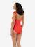 Maillot de bain de grossesse Porto Vecchio CACHE-COEUR noir+orange 10 - vertbaudet enfant 