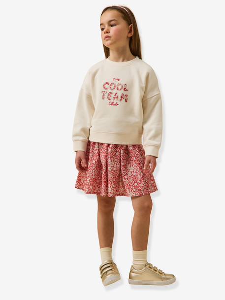 Sweat Cool Team rouge 2 - vertbaudet enfant 
