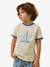 Tee-shirt à col contrasté garçon écru 2 - vertbaudet enfant 