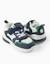 Baskets lumineuses multi-matières superlight runner Bleu 4 - vertbaudet enfant 