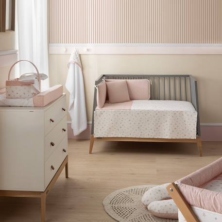 Jeu de literie pour lit bébé Rose+Vert 6 - vertbaudet enfant 