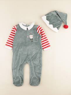 Seconde main-Garçon-Pyjama velours - 12 mois