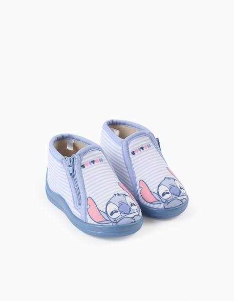 Chaussons avec imprimé stitch Bleu clair 1 - vertbaudet enfant 