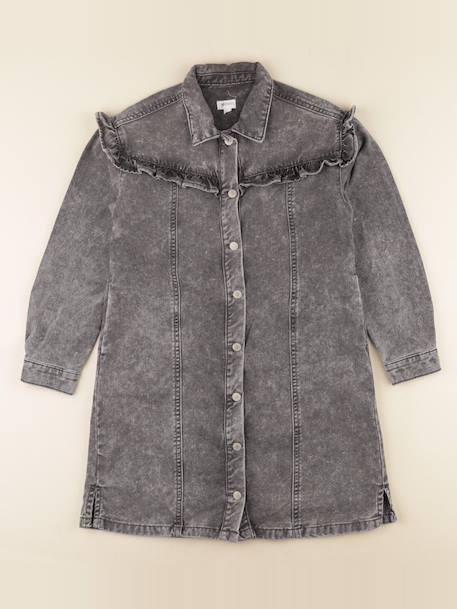 Robe - 12 ans Gris 1 - vertbaudet enfant 