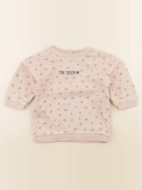 Sweat - 12 mois Rose 1 - vertbaudet enfant 