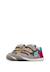 Sneakers en cuir et tissu sammy 3 vl. Beige-vert+Bleu foncé-orange+Céleste-jaune+Fuchsia-vert+Gris-bleu+Rose-fuchsia+Rose-jaune+Rouge-vert+Sage-rose 25 - vertbaudet enfant 
