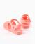 Sandales jelly avec fermeture à scratch Corail clair 3 - vertbaudet enfant 