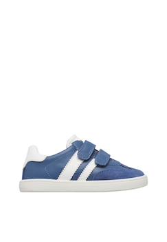 Chaussures-Sneakers en cuir et en daim barefoot pineo vl.