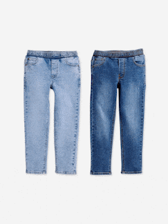 -Lot 2 jeans garçon slim 