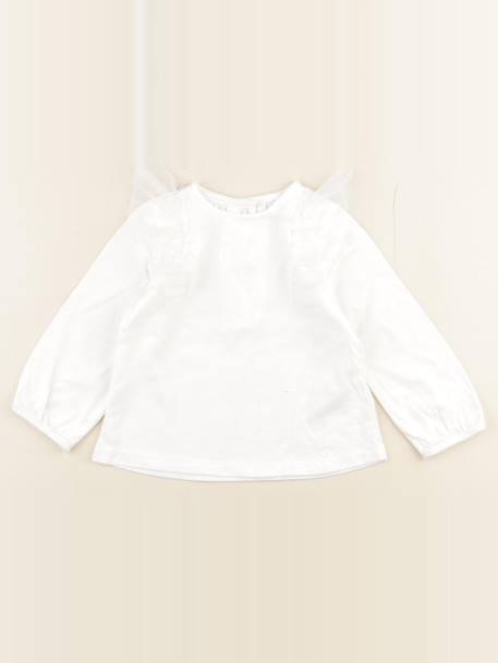 Tee-shirt - 12 mois Blanc 1 - vertbaudet enfant 