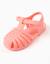 Sandales jelly avec fermeture à scratch Corail clair 4 - vertbaudet enfant 
