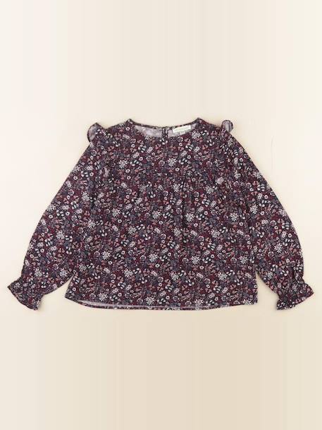 Blouse - 6 ans Bleu, rose 1 - vertbaudet enfant 